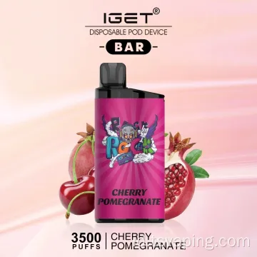 Iget E Jus Buah Cair 3500 Puffs Vape